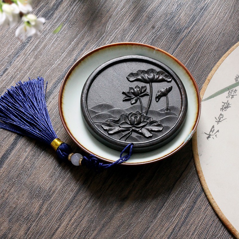 梳镜装梳子卷发梳圆镜子礼盒装无静电刻字保健按摩木质梳子