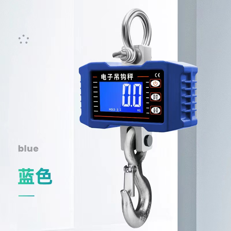 00kg0公斤1T电子吊秤电子秤挂称行车称便携手提工业迷你吊钩秤