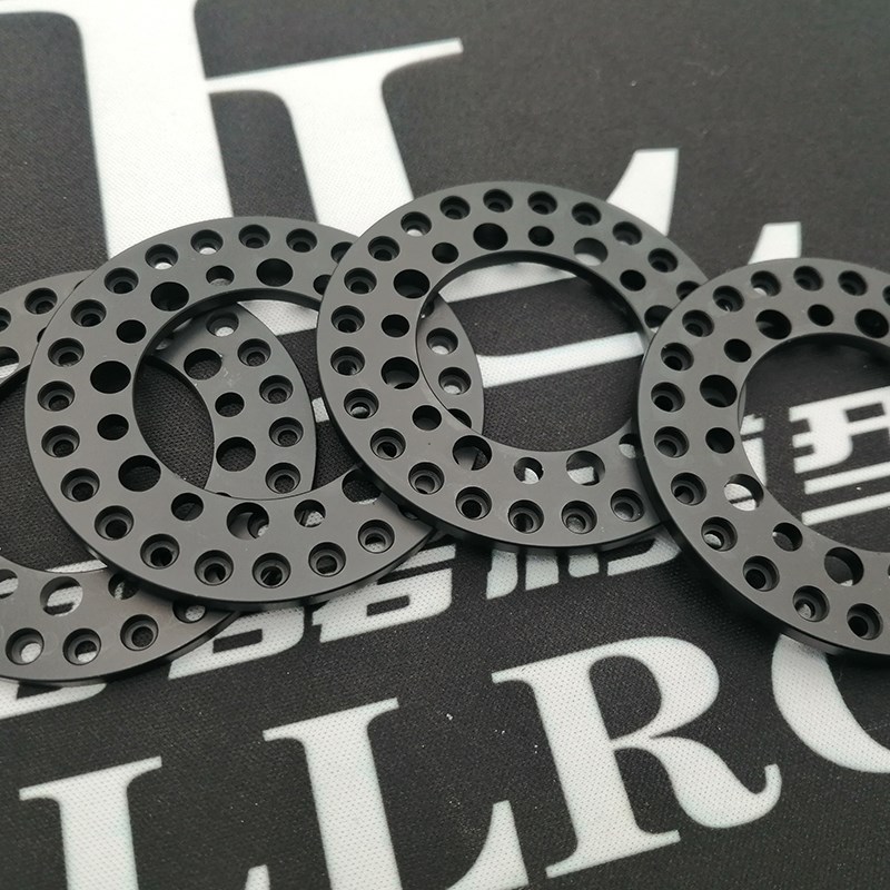 1.92.2寸OMF攀爬合金金属轮毂压圈 防粘轮圈 外压盖飞吧轮毂 非VP