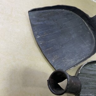 大生铁锅铲手工锻打老式一体加厚锅铲头木大铲头大生铁铲菜铲子