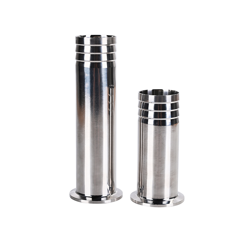 不锈钢快装宝塔卫生级TC夹头水嘴卡箍式加长皮管软管竹节快卡接头