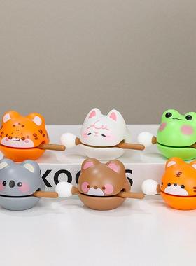 解压小木鱼桌面摆件办公桌工位装饰敲打情绪稳定治愈生日礼物男女