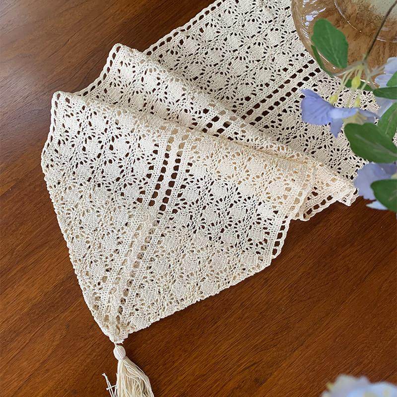 田园风桌旗布咖啡桌餐桌壁炉边柜桌布罩空心照片装饰布防尘布,居家布艺,桌旗,淘宝优惠券,粉丝福利购,淘宝优惠卷