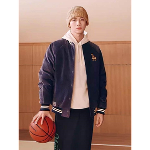 New Era纽亦华白敬亭同款2026新款连帽卫衣男女棒球印花14726546