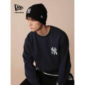 MLB卫衣套头上衣保暖NY圆领美式 New Era纽亦华2025秋冬新款 加绒潮