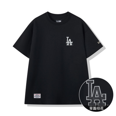 NewEra纽亦华2025新款圆领T恤短袖男女情侣MLB宽松短袖14450511