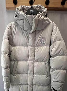 New Era纽亦华2026新款中长款连帽羽绒服男女鹅绒外套14726671