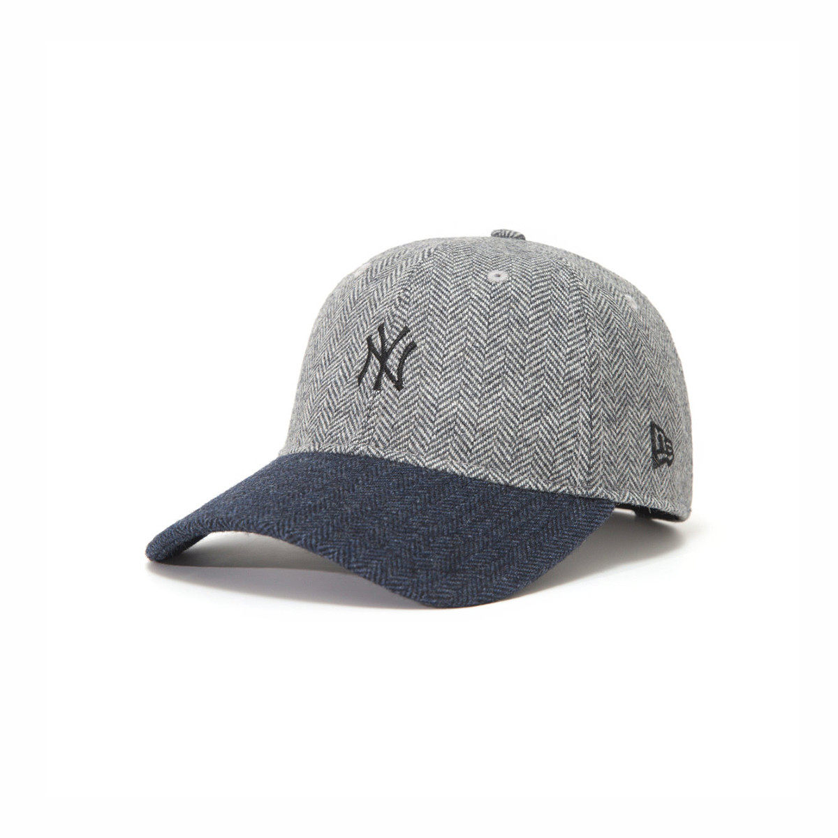New Era 帅气复古绒面质感棒球帽情侣NY/LA遮阳弯檐帽 12589917