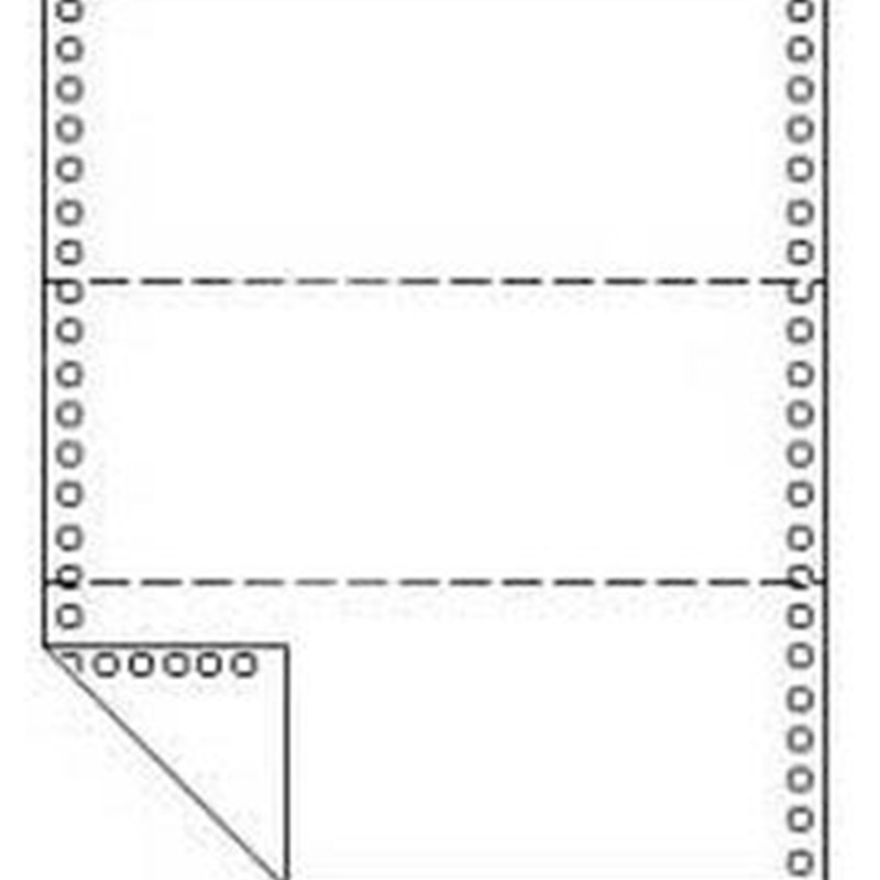 买5盒送1盒 针式电脑打印纸二联二等分二联三等分两联 三等分 二