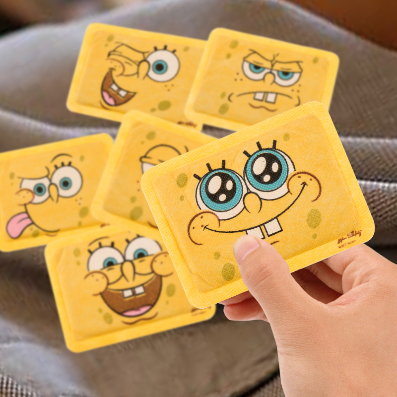 萱草暖宝宝暖贴自发热贴可爱卡通女大号男生用女冬季保暖身足热帖