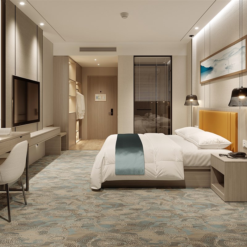 宾馆床酒店家具标间单间全定制出租房床专用式民宿公寓单人床