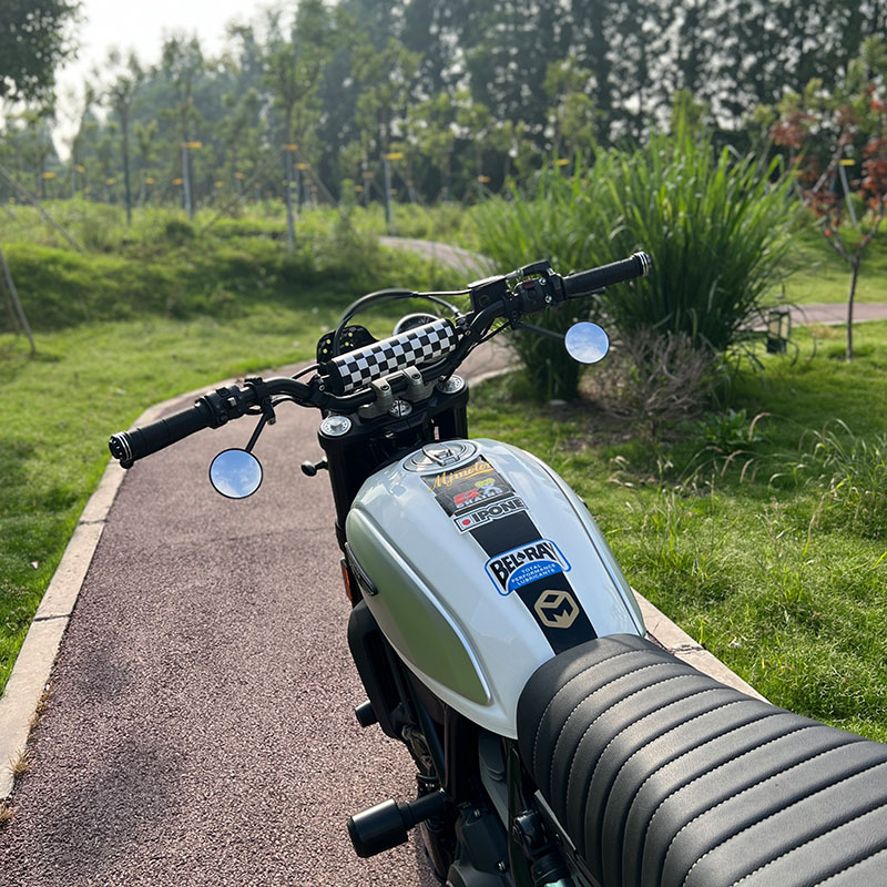 杜卡迪自游crmbler改装降低车把小燕把铝合金车把22mm