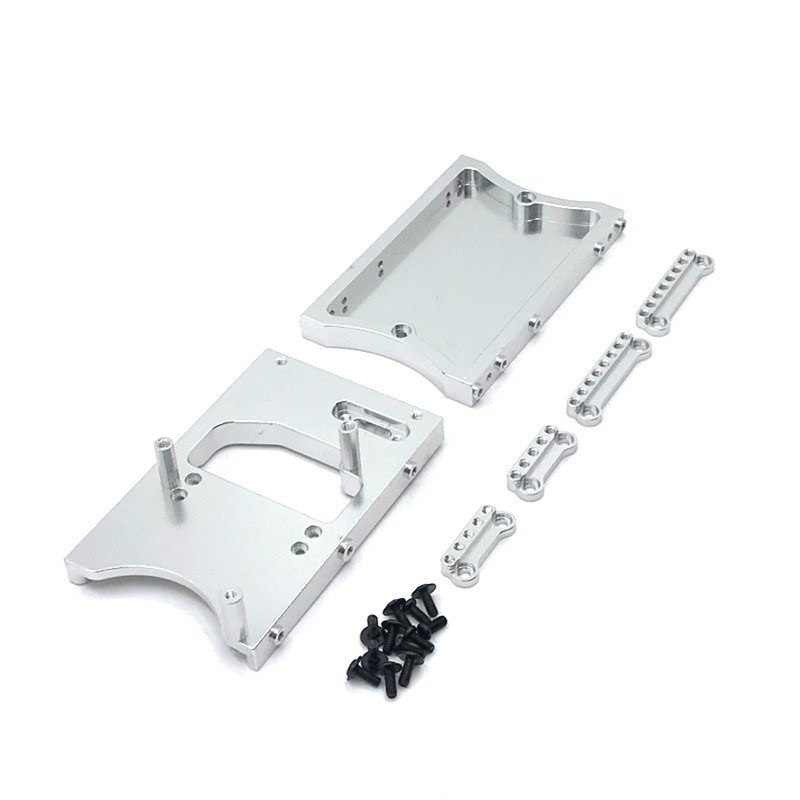 莽牛遥控车架 D90 D91 D96 MN98 99S 金属升级配件 舵机仓 尾梁