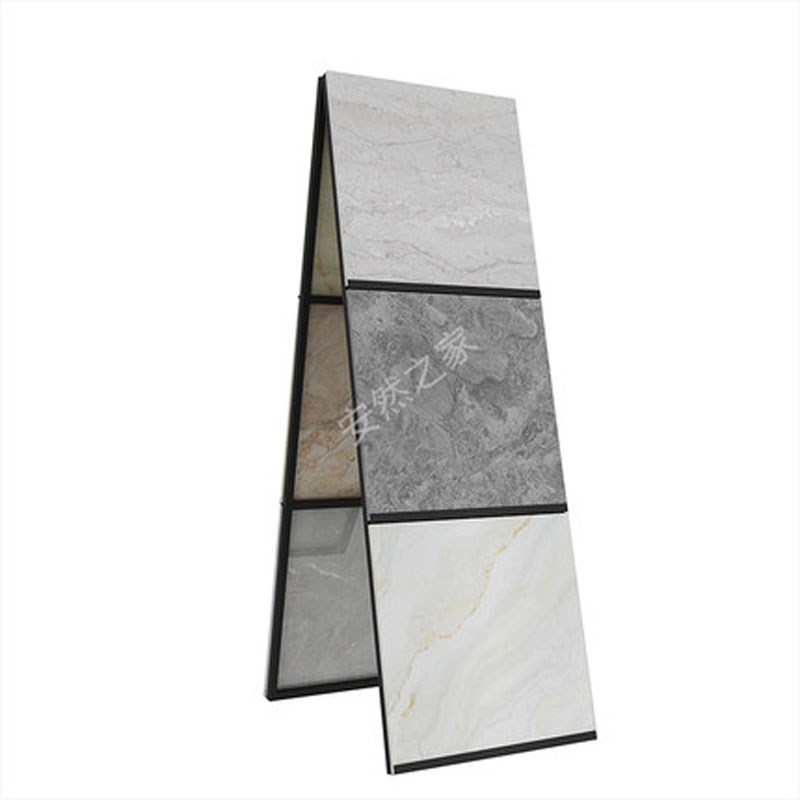 陶瓷瓷砖落地展示架800 600石材 木地板展厅样品架子多功能地砖架