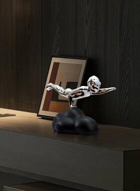 zon 小飞树脂电镀工艺品家居饰品样板房间桌面艺术装饰品