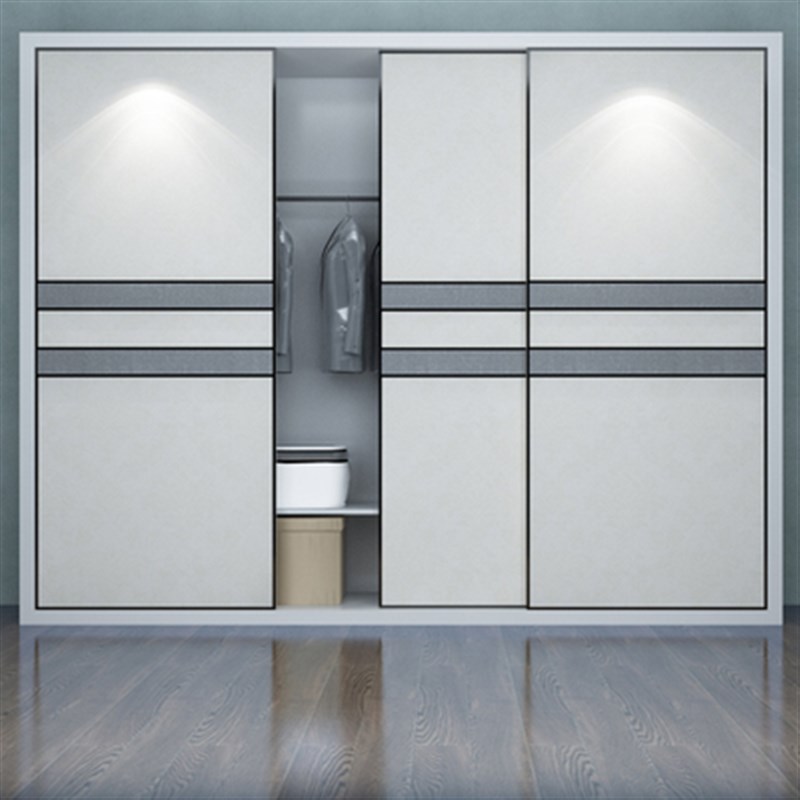 定制衣柜门推拉门柜门定做现代简约实木衣柜门环保滑移门铝合金门