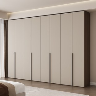 NF级实木家用卧室平门现代小户型新款爆款大衣橱