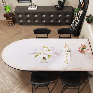 半圆餐桌桌垫防油防水台面保护垫端半圆茶几桌布茶桌防烫硅胶垫