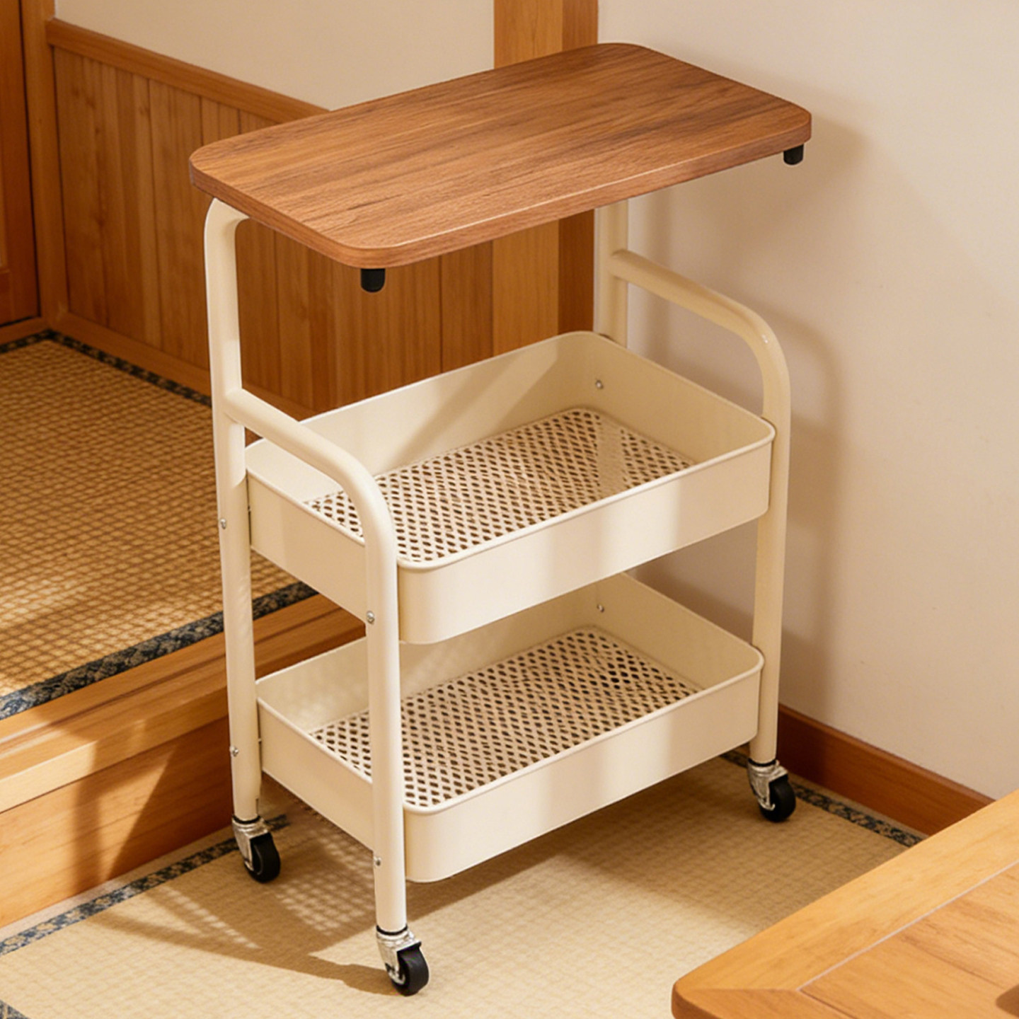 移动小推车收纳办公桌置物架床头柜客厅沙发边茶几厨房零食收纳架,收纳整理,整理架/置物架/收纳架,淘宝优惠券,粉丝福利购,淘宝优惠卷