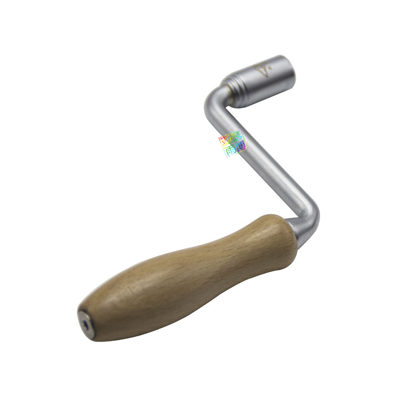 旋宫钢琴调律工具 音扳整修工具  弦轴安装扳手(手摇式)