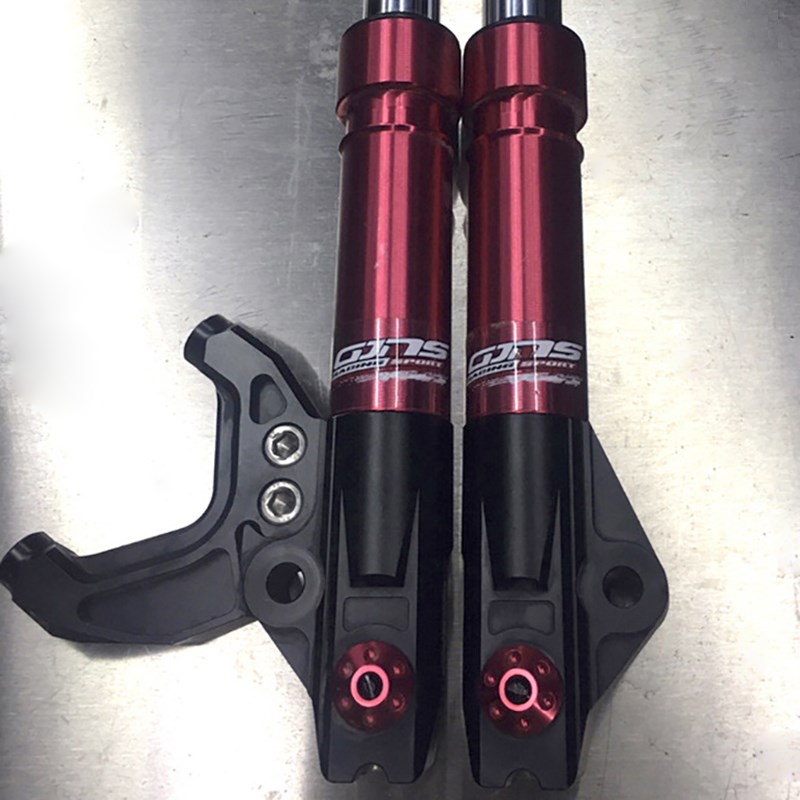 RZMA瑞祖玛转接码大辐射100mm锁点适用DY智杰FF2前减震用245碟刹