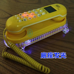 兴顺高科9来电显示电话机小分机底座发光灯时尚爱壁挂式挂墙