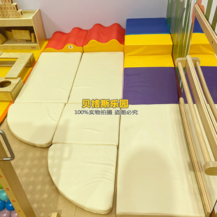 钻洞攀爬触觉爬滑感统训练器材幼儿园儿童软体设备
