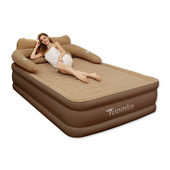 充气床 三层加厚加靠背床便携气垫床 单充气床垫