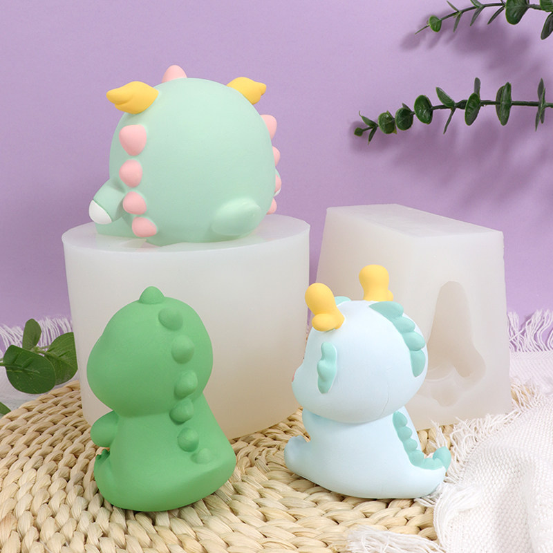 龙年吉祥物爱龙车载家居办公桌面香薰石矽胶模具权款,厨房/烹饪用具,烘焙模具,淘宝优惠券,粉丝福利购,淘宝优惠卷