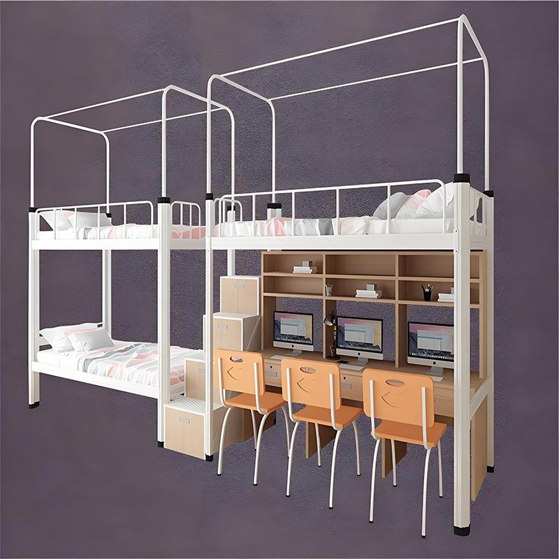 现代学校宿舍床层铁架床上下铺铁床学生公寓床连体高架床,商业/办公家具,学校双层床/宿舍床,淘宝优惠券,粉丝福利购,淘宝优惠卷