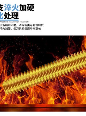 GING镀钛机用左牙挤压丝锥细牙反牙丝锥美制UN