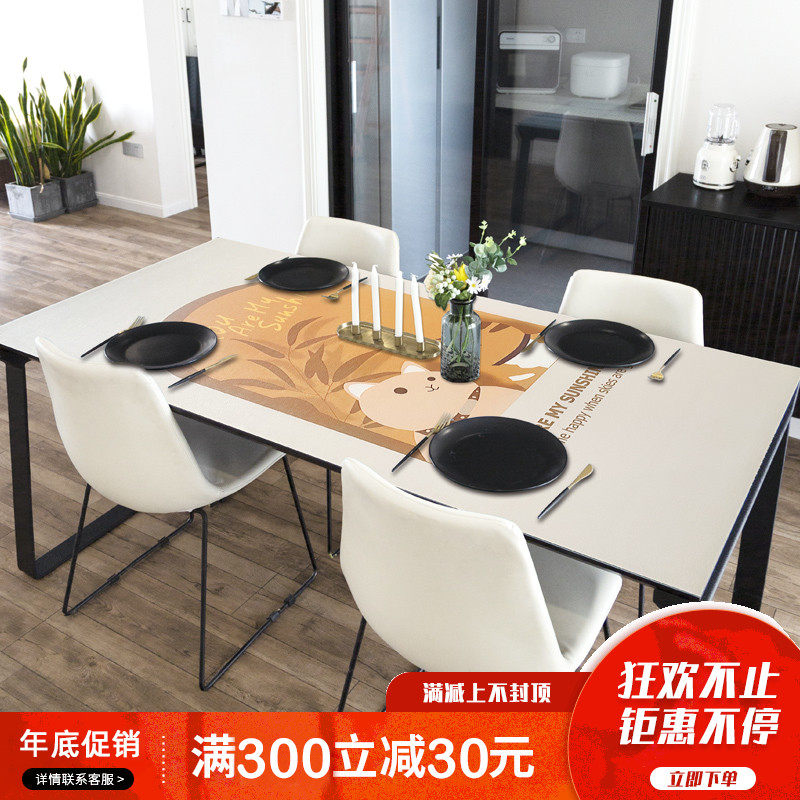 皮革桌垫方形防水防油防污隔热免洗办公办公桌餐桌家用定制,居家布艺,桌布,淘宝优惠券,粉丝福利购,淘宝优惠卷