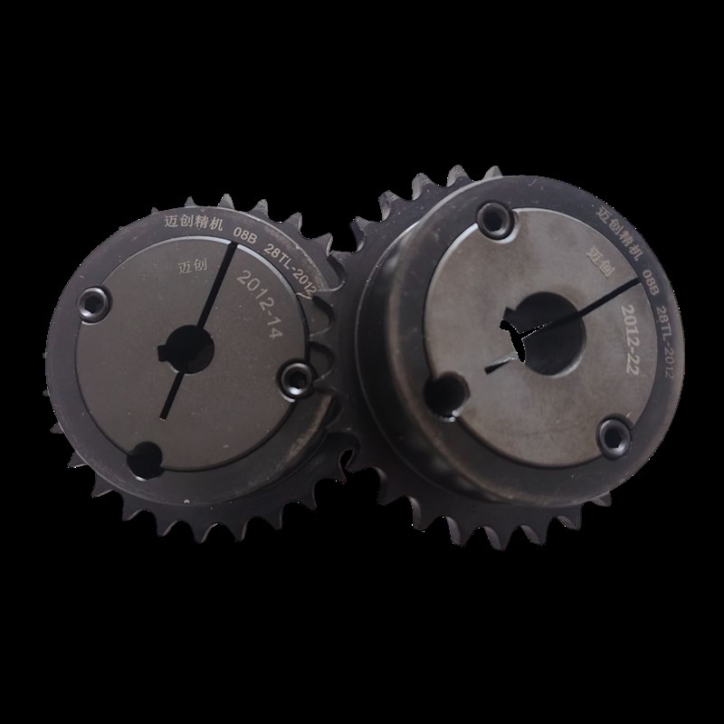 锥套式链轮涨紧轮单排双排06sB08B10B12B16B20B电机轴承工业链轮