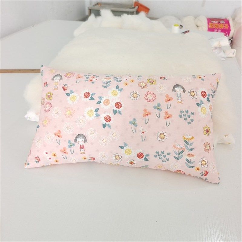 定做20*35纯棉花枕头抱枕办公室午睡趴枕小学生小号婴幼儿童枕头