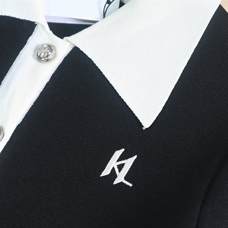 思琪女装 10/14 美系K尔秋季 气质翻领半系扣修身短袖针织连衣裙,女装/女士精品,连衣裙,淘宝优惠券,粉丝福利购,淘宝优惠卷