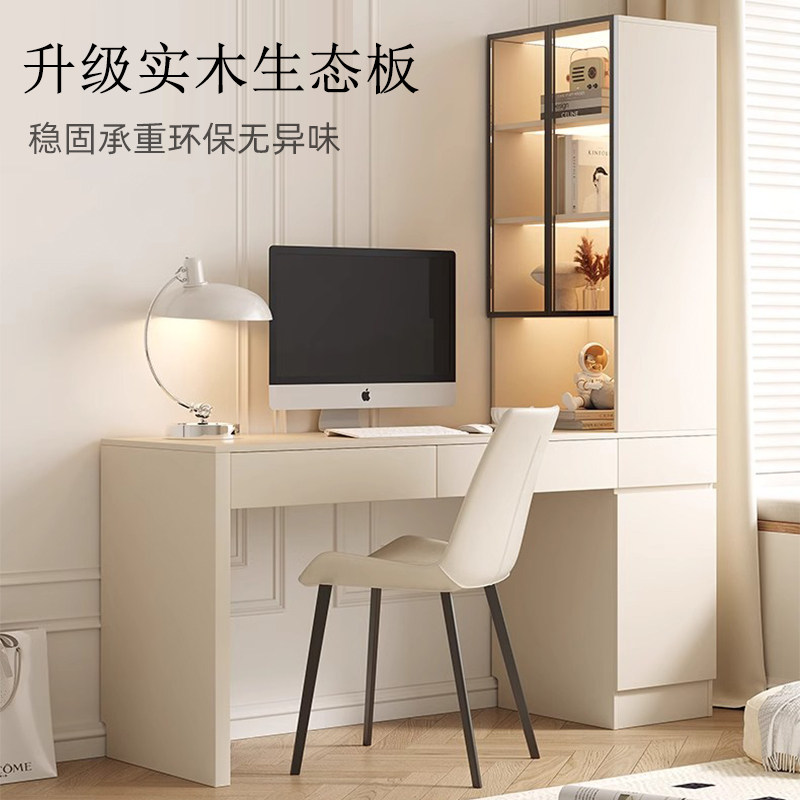 实木转角书桌书架一体桌卧室家用学生学习桌子台式电脑桌组合书柜,住宅家具,转角桌,淘宝优惠券,粉丝福利购,淘宝优惠卷