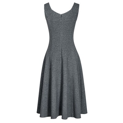 绝色时尚女装 高级感无袖背心大摆连衣裙女夏季a字长款收腰吊带裙