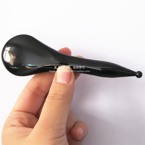 牛角板刮痧面部美容拨筋棒脸部眼部颈部专用拔筋棒点穴笔拨经按摩