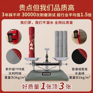 地毯耐脏防滑门口玄关垫子 新年入户门地垫高级感喜庆家用红色新款
