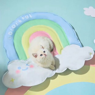 猫冰窝夏季猫咪冰垫凉垫狗窝猫咪睡觉的垫子降温猫咪地垫宠物凉席