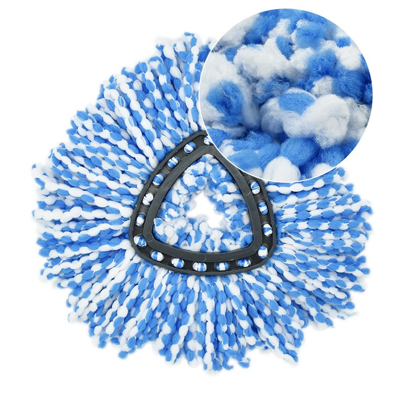 适配欧赛达O-Cedar 棉线加厚加密旋转拖把替换装三角形拖把头配件