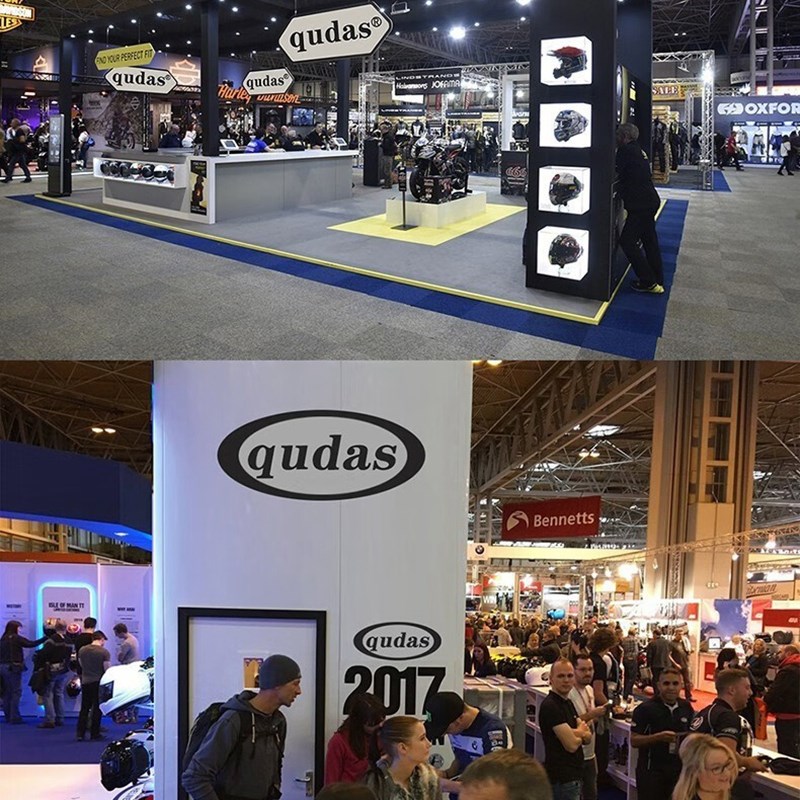 德国qudas奇达士复古电动摩托车头盔复古四季男女四分之盔3C认证