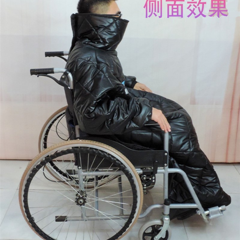 秋冬偏瘫老人外出加绒加厚保暖毯腿部户外盖毯轮椅座椅围挡被配件