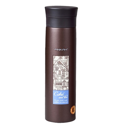 pinkah品家家品过滤泡茶隔304不锈钢可爱男女士司机定制保温水杯