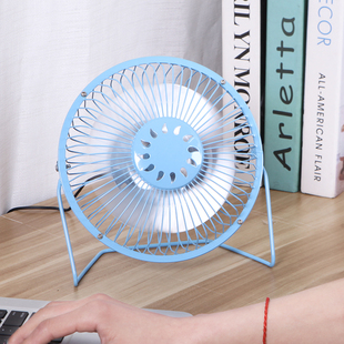 便携式 风扇学生宿舍静音桌面大风小型电风扇 车载USB接口迷你台式