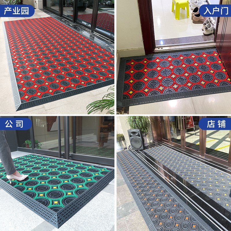 商用大门口迎宾地垫室外除尘地毯入户门垫子门店户外台阶防滑脚垫
