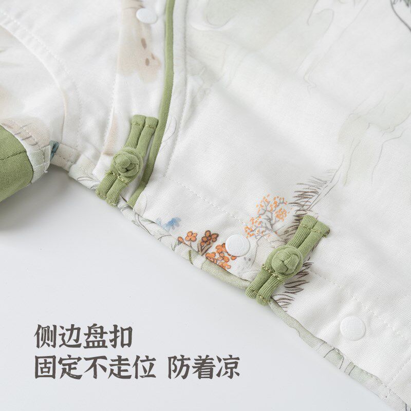 木生棉龙宝宝短袖短裤套装夏季竹纤维婴儿薄款外出两件套周岁礼服