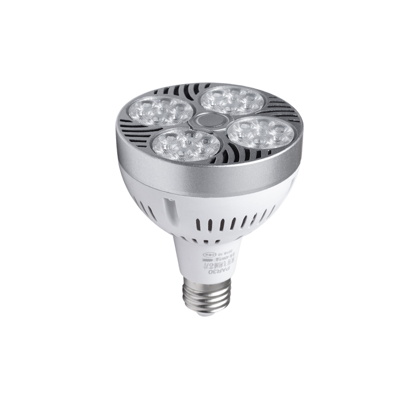 LED超亮光源PAR30轨道灯35W40W服装店COB聚光灯泡E27商场彩光灯芯