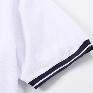 高中女生校服内搭打底衫短袖t恤男生白色polo棉中小学生班服夏季