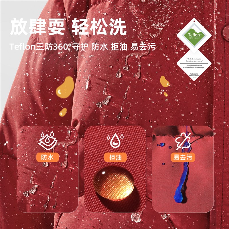 【小太阳安心绒】儿童羽绒服冬季中长款宝宝童装女童棉服男童冬装